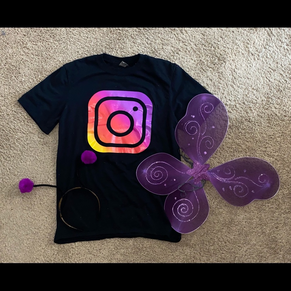 Social Butterfly Costume (3 pieces) Halloween